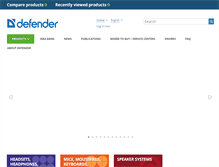 Tablet Screenshot of defender-global.com
